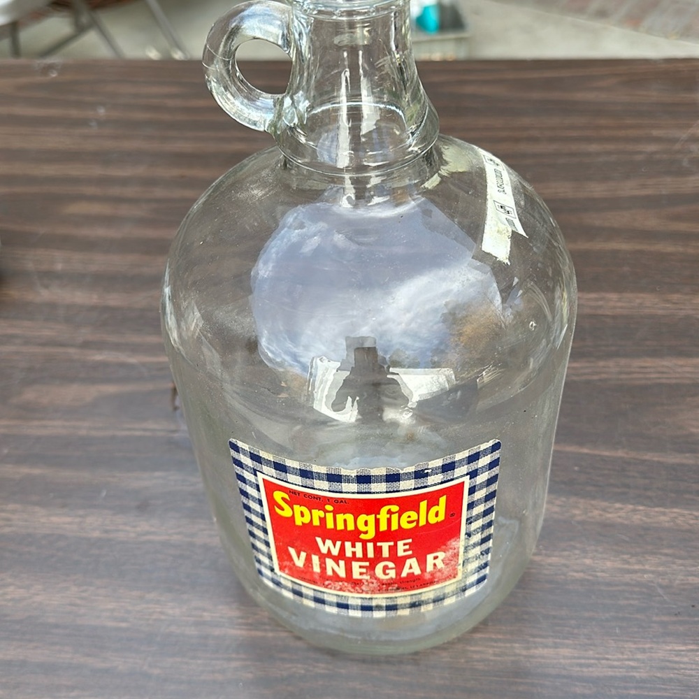 1950s or 1960s vintage 1 gallon Springfield vinegar jug